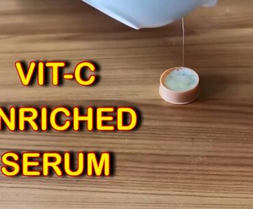 BEAUTY HACKS - 1 / VITAMIN C ENRICHED SERUM / NATURAL / ANTI-AGING /FOR GLOW