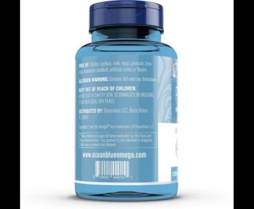 Ocean Blue Omega-3 2100-120 Softgels - Top-Rated Fish Oil - EPA - DHA