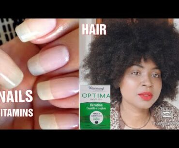 HAIR AND NAILS VITAMINS | BIOTINA | VITARMONYL OPTIMA BEAUTY KERATINA CAPELLI E UNGHIE |