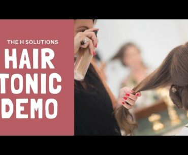HAIR TONIC DEMO || TUTORIAL OF MONSOON HAIR TONIC || HAIR SOLUTIONS ALL IN 1|| QURAT AHMED