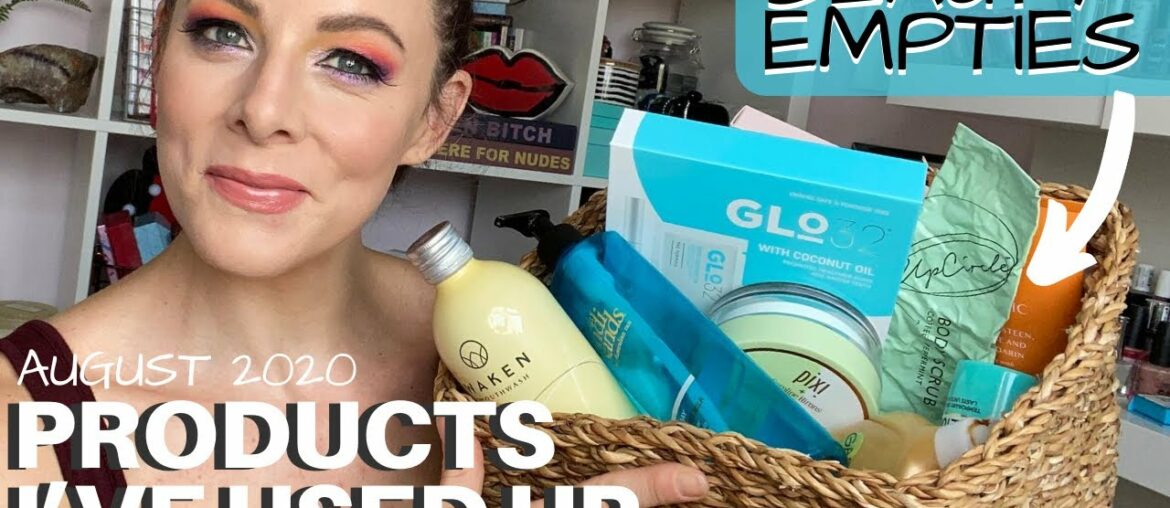 PRODUCT EMPTIES | Beauty Products I've used up | UK Faves for 40 plus | AUGUST 2020