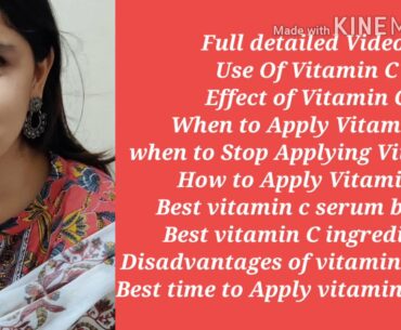 BEST AFFORDABLE VITAMIN C SERUM FOR FACE | Khadi Global Vitamin C Serum | Matra | Skin care Routine|