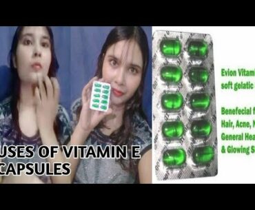 14 USES OF VITAMIN E CAPSULES FOR SKIN,HAIR AND FACE || VITAMIN E OIL BENEFITS || Efter Routine