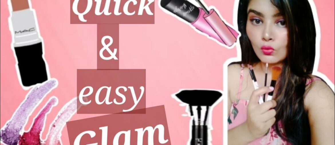 Quick & Easy Glam makeup in 5 MINUTES