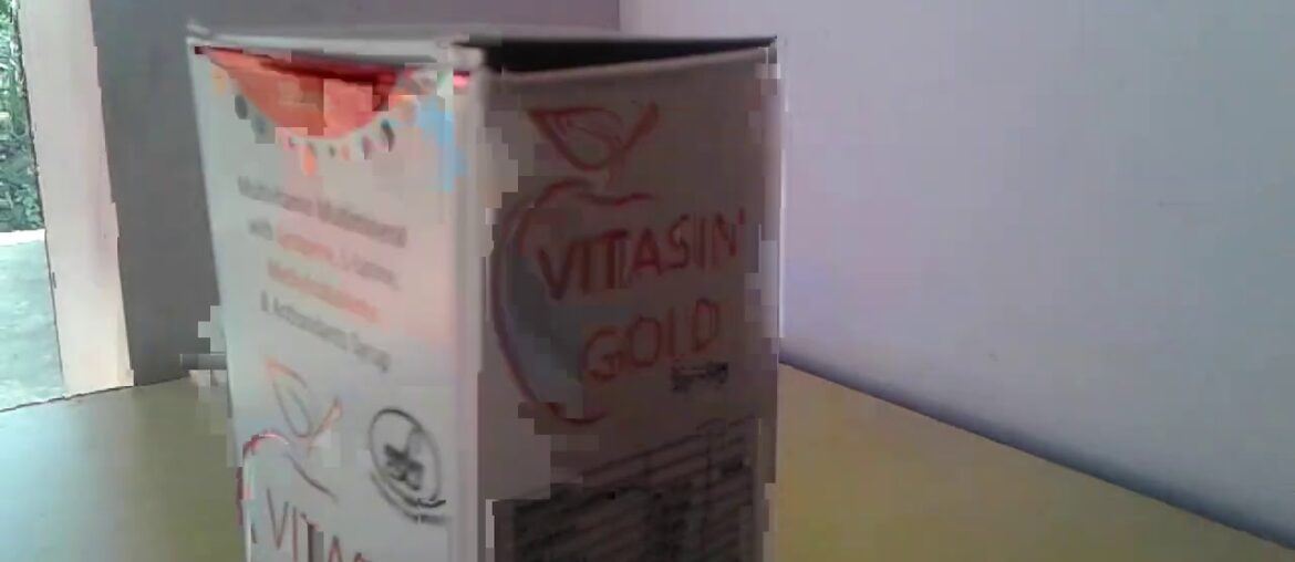 Vitasin Gold Syrup , Multivitamin Multimineral With Lycopene , L-Lysine,  Methylcobalamin & Antioxid