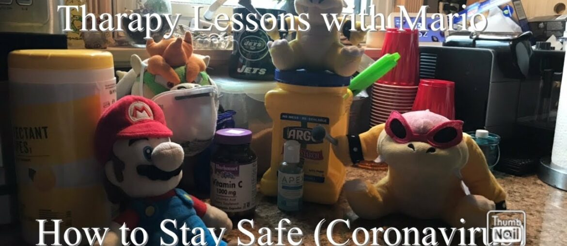 Therapy Lessons with Mario: How to Stay Safe (Coronavirus)