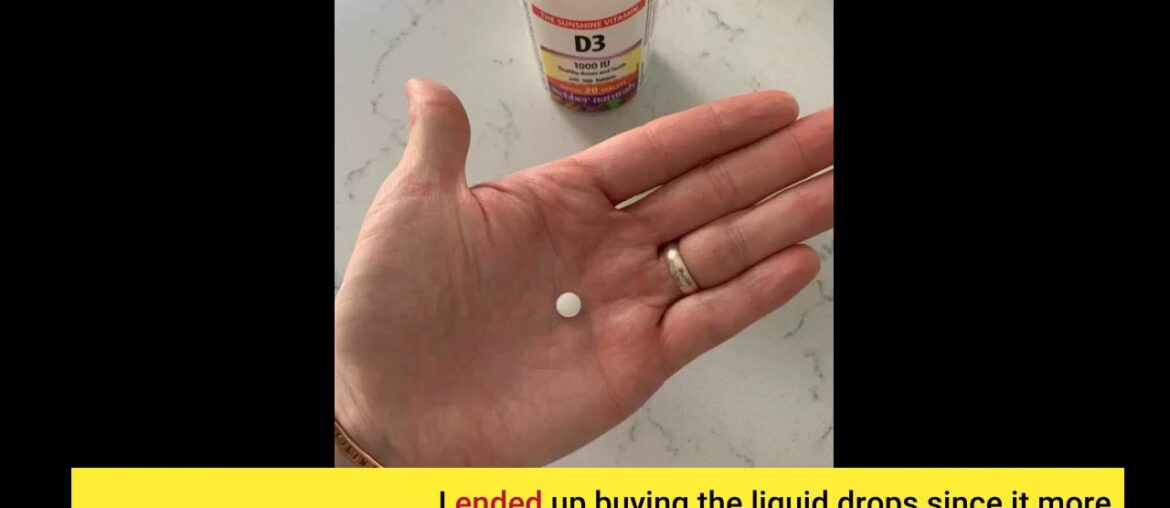 Webber Naturals Vitamin D3 Tablet, 1000 IU