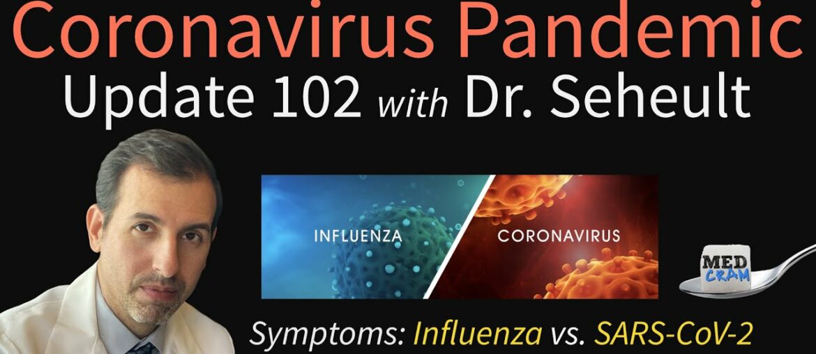 Coronavirus Pandemic Update 102: COVID 19 vs. Influenza Symptoms; Sweden; Tocilizumab; Hawaii