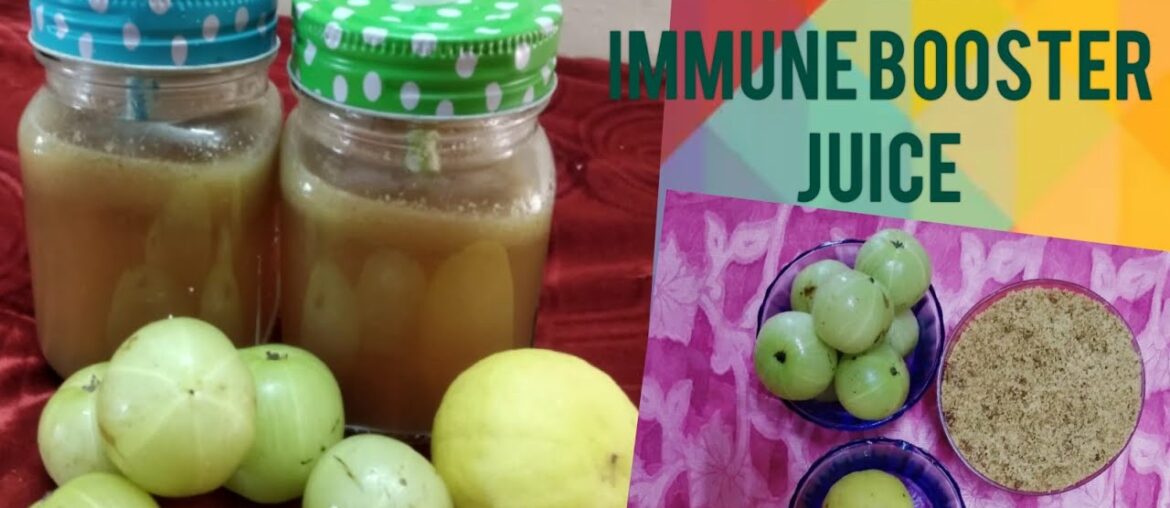 Amla Juice Recipe/ How to make Amla Juice at home/IMMUNE BOOSTER JUICE in Tamil
