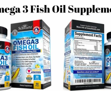 Omega 3 Supplements , Immune & Heart Support Benefits