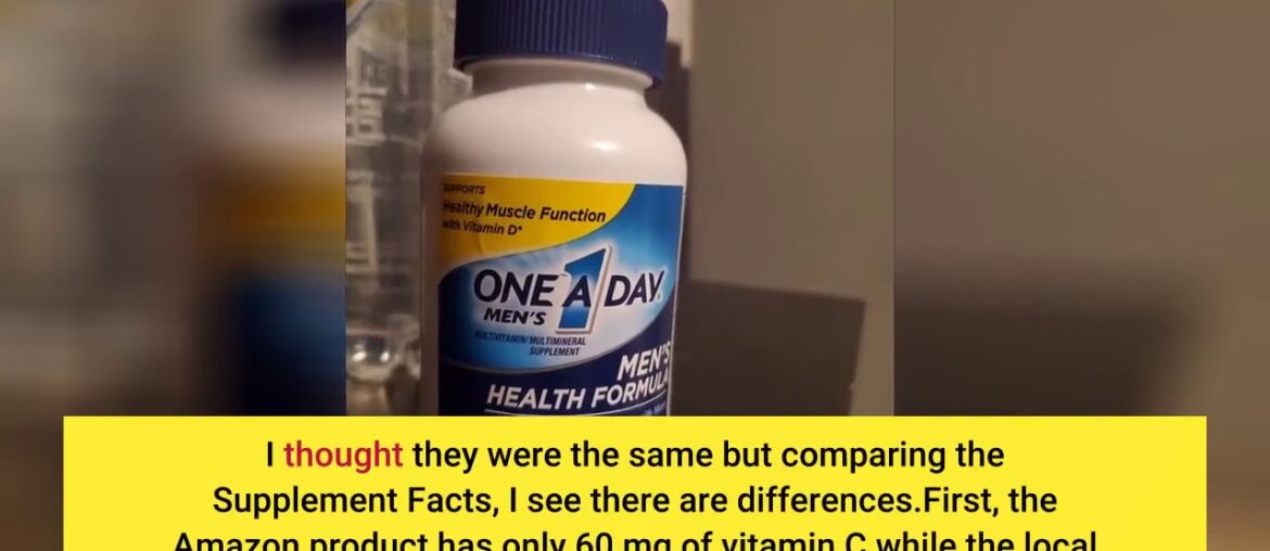 Review: One A Day Men’s Multivitamin, Supplement with Vitamin A, Vitamin C, Vitamin D, Vitamin...