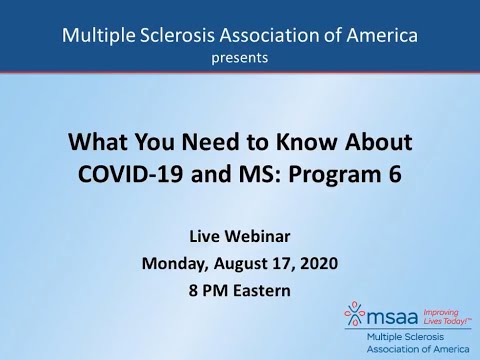 What You Need to Know About COVID-19 and MS - Program 6