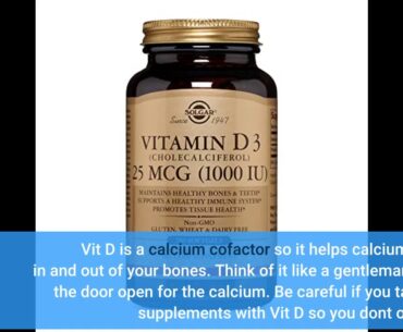 Review: Solgar Vitamin D3 (Cholecalciferol) 25 mCG (1000 IU) Softgels - 250 Count