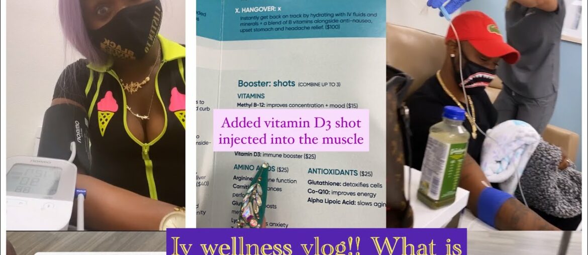 Vlog to my Iv wellness treatment appointment with Hubby!! Worth it or naw?