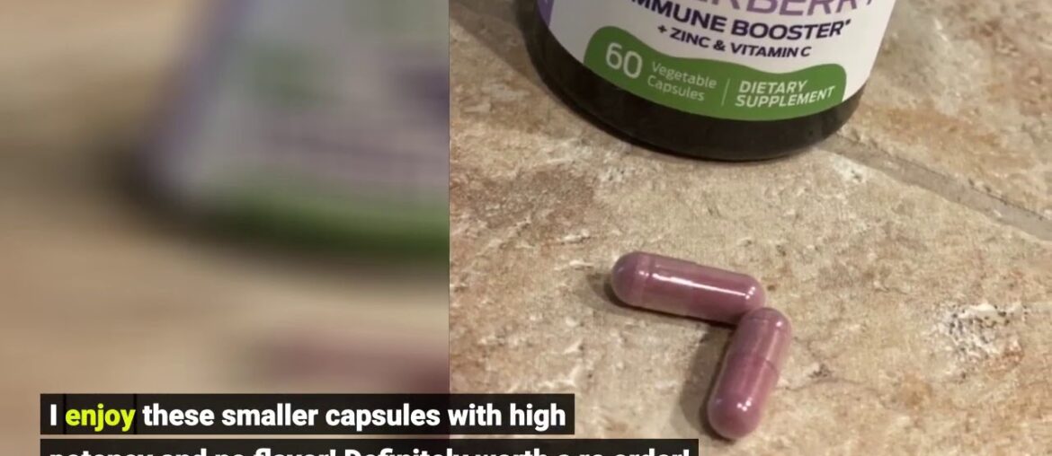 Best Reviewed Advanced Sambucus Elderberry Immune Booster with Zinc & Vitamin C - Black Elderbe...