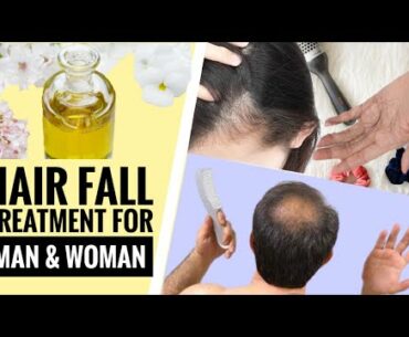 HAIR FALL TREATMENT FOR MEN & WOMEN|Hairfall Solution at Home|HAIR GROWTH OIL & DANDRUFF SOLUTION