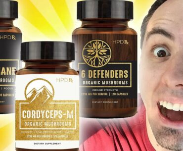 Vitamin Supplements For Immune System | HPD Rx Organic Mushroom Extracts Unboxing
