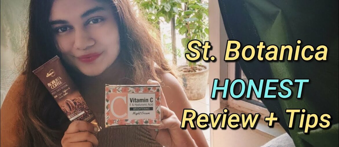 REVIEW & TIPS : St.Botanica Vitamin C, Hyaluronic Acid Night Cream & Robusta Coffee Peel Off Mask