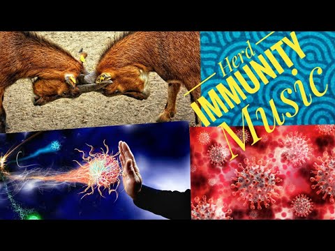Immune covid-19. Stay home Stay safe."Happy music".
