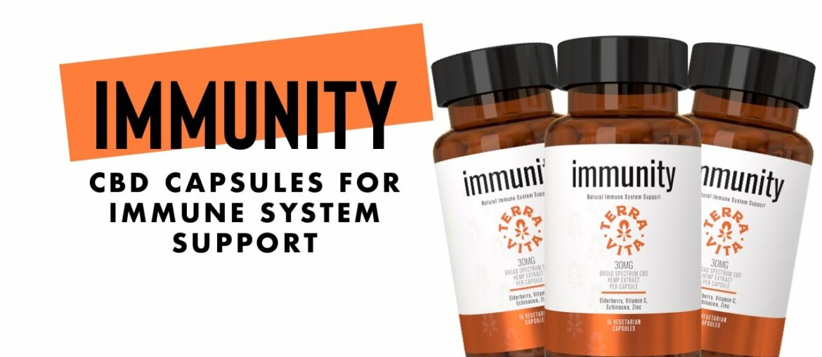 IMMUNITY CBD Capsules for Immune System Support