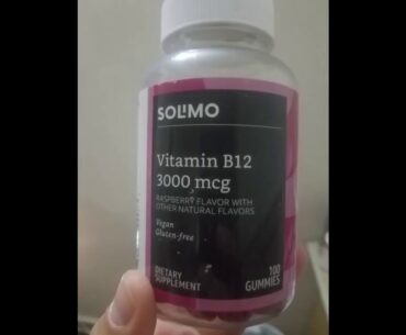 Amazon Brand - Solimo Vitamin B12 3000 mcg - Normal Energy Production and Metabolism, Immune Sy...