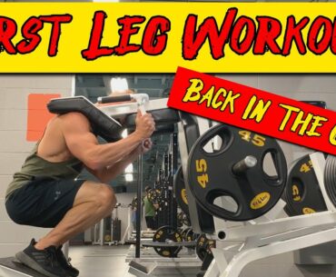 First Leg Workout Back In The Gym - Jacked After 40 Life Ep 40