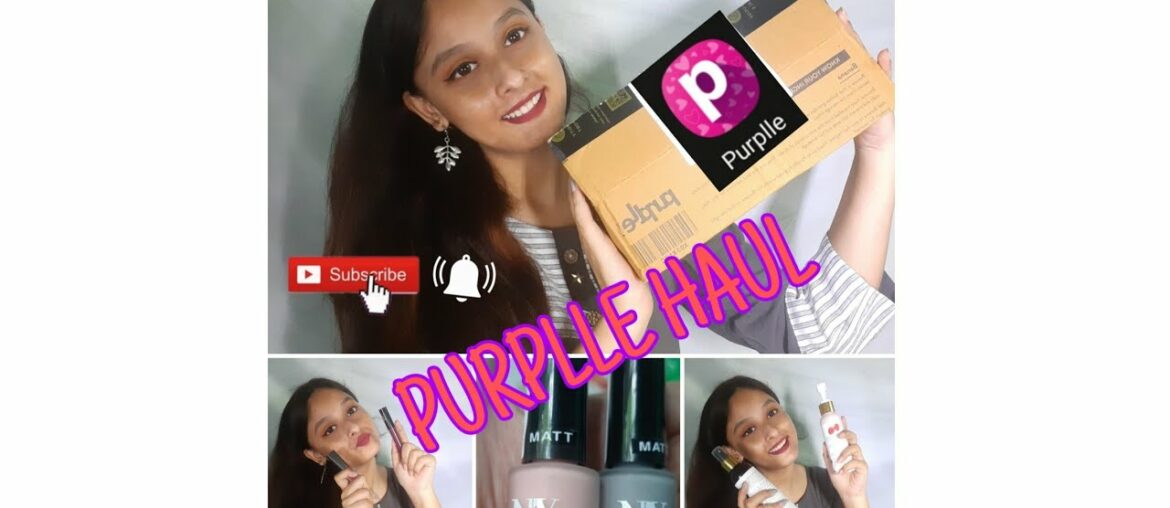 PURPLLE HAUL || PRODUCTS REVIEW|| #purpllehaul #productreview #skincare #makeup