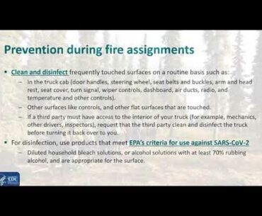 Sharing Science and Lessons Learned: COVID-19 and Wildfire