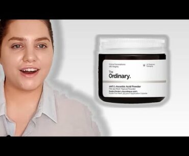 REVIEWING THE ORDINARY VITAMIN C POWDER