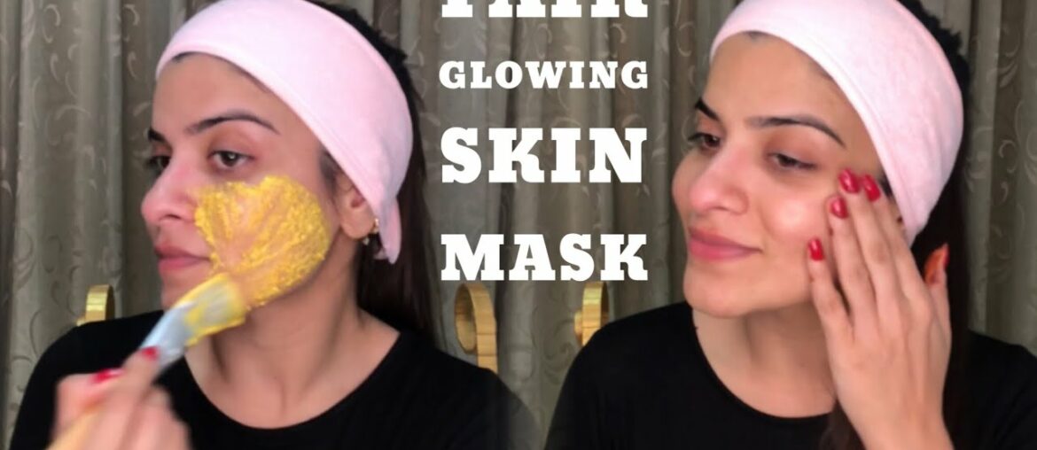 ( HINDI) SKIN WHITENING ORANGE MASK | ORGANIC VITAMIN C FACE PACK FOR GLOW