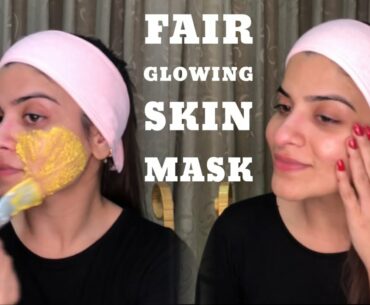 ( HINDI) SKIN WHITENING ORANGE MASK | ORGANIC VITAMIN C FACE PACK FOR GLOW