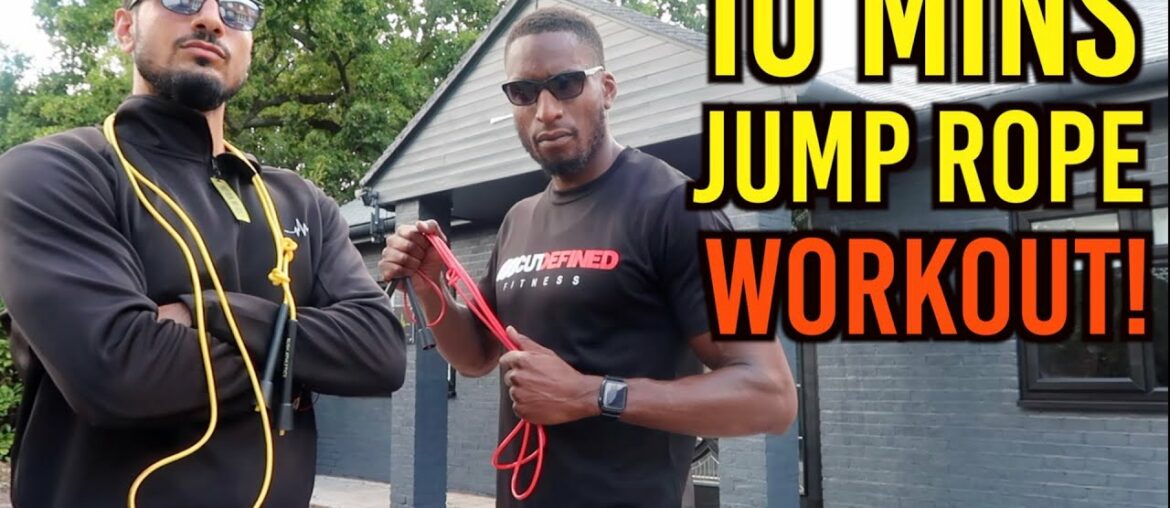 (SUPER QUICK SWEAT!) TOTAL BODY JUMP ROPE WORKOUT // NO GYM REQUIRED!! // FOLLOW ALONG