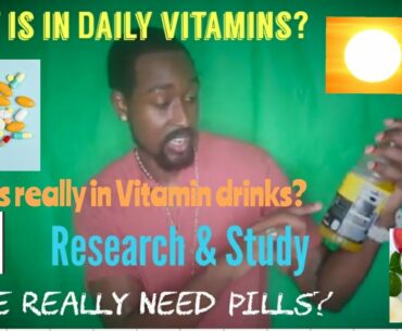 VITAMINS | Do We Really Need Pills? Vitamins or Rich Foods? | Truth about Vitamin and sports drinks