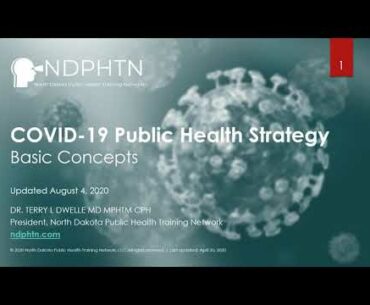 #COVID-19 Public Health Strategy: Basic Concepts [TRAINING]
