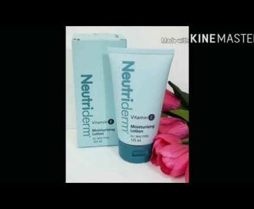 Neutriderm  Vitamin E Moisturizing Lotion Review//Best Moisturizer Ever//All Skin types//Glam Beauty