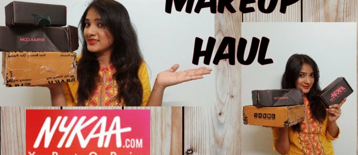 #nykaahaul #makeuphaul Nykaa Makeup Haul || Nail polish || Kajal || Eyeshadow || Lipstick ||