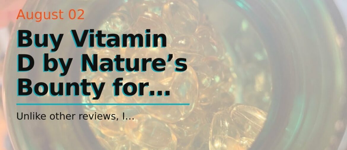 Get Vitamin D by Nature’s Bounty for immune support.* Vitamin D provides immune support & promo...