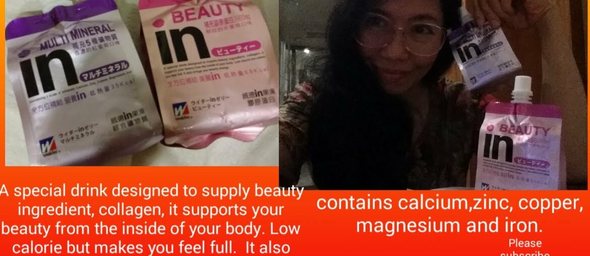 in BEAUTY drink and in MULTI MINERAL drink review || jelly drinks review || see d description below