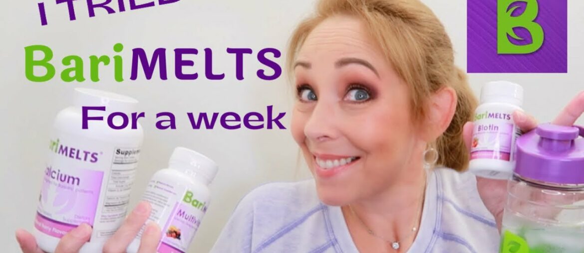 I TRIED BARIMELTS FOR A WEEK // BARIATRIC VITAMIN REVIEW //  VITAMINS AFTER WEIGHT LOSS SURGERY