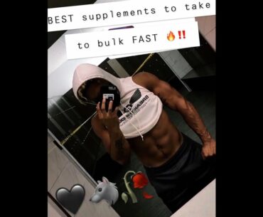 BEST supplements for muscle growth / supplement shopping with Exclusiive