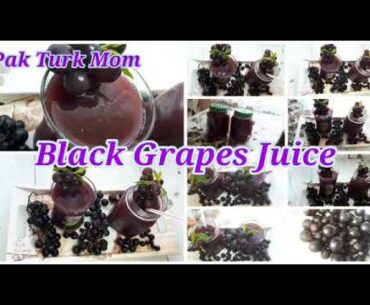 Black Grape Juice to improve immunity/Healthy JuiceEvery Morning /best Energy Booster||
