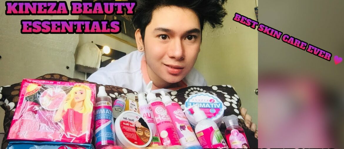 KINEZA BEAUTY ESSENTIALS PRODUCTS UNBOXING l Angelo King San Miguel