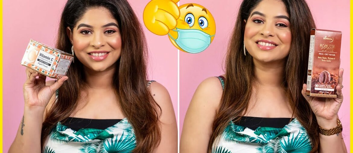 St Botanica Vitamin C Night Cream Review | St Botanica Coffee Peel Off Mask Review | St Botanica