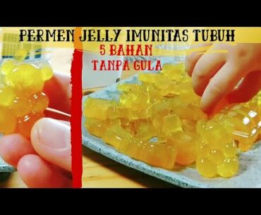 PERMEN JELLY IMUNITAS TUBUH, TANPA GULA | GINGER HONEY GUMMIES IMMUNITY BOOSTING