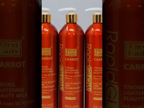 FIRST LADY RAPID GLOW CARROT STRONG LIGHTENING BEAUTY LOTION MILK