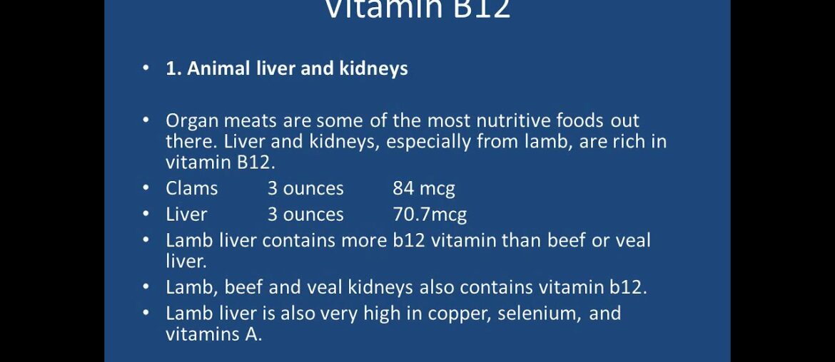 Best Vitamin B12 Foods