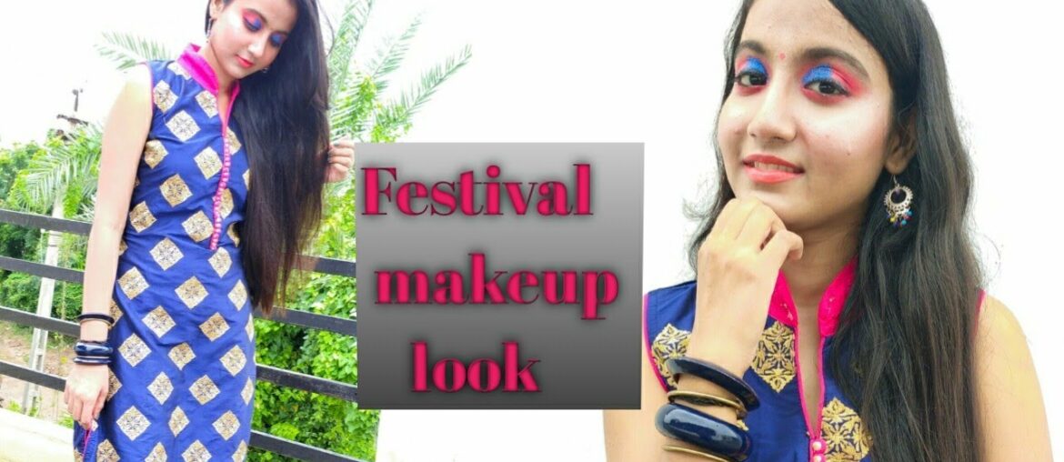 Festival makeup look / Indian wedding guest makeup look / Aakankshapatel
