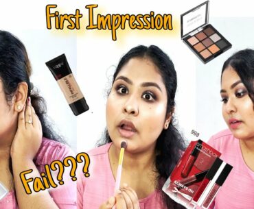 Full Face Of First Impression makeup||Best highlighters review||Loreal,Smashbox,Wet n wild,Swiss b.