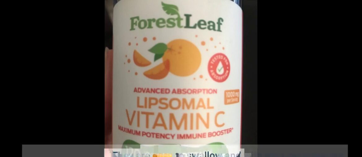 Natural Liposomal Vitamin C Immune System Booster 1000mg - with MCT Oil and Sunflower Lecithin...