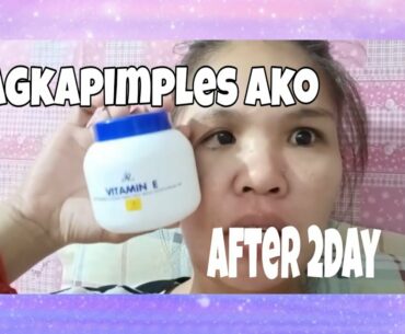 BAGONG AR VITAMIN E CREAM RESULT | DAY 2